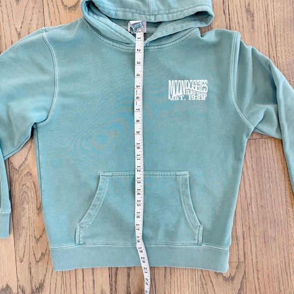 Moondoggies Beach Club Unisex Kids Basic Groove Pigment Dyed Hoodie Size M 8-10 - Picture 4 of 11